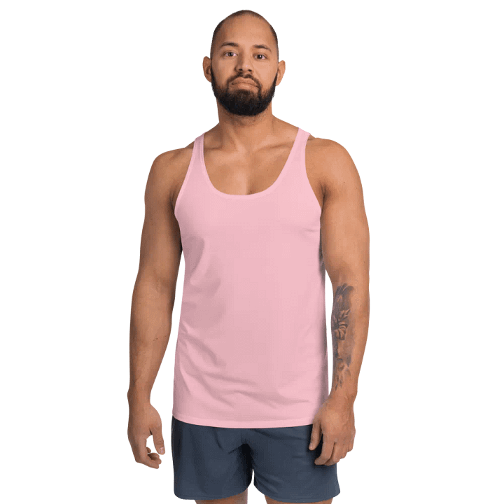 Plain Color Pink Tank Top product image (1)