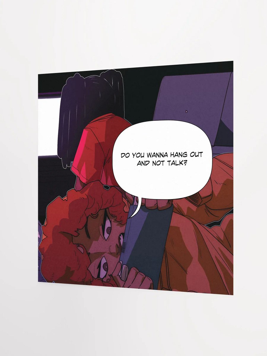 Want To Hang Out And Not Talk Poster product image (2)