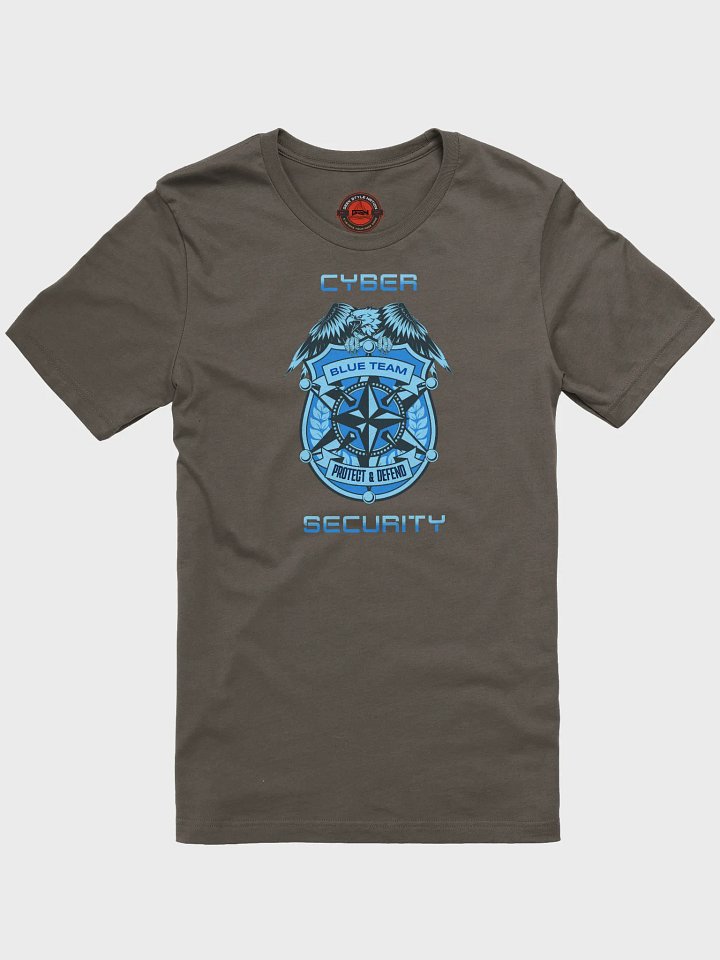 Cyber Security Blue Team Protect & Defend Eagle - Bella+Canvas Unisex T-Shirt (Super Soft Classic Fit) - Front Print product image (1)