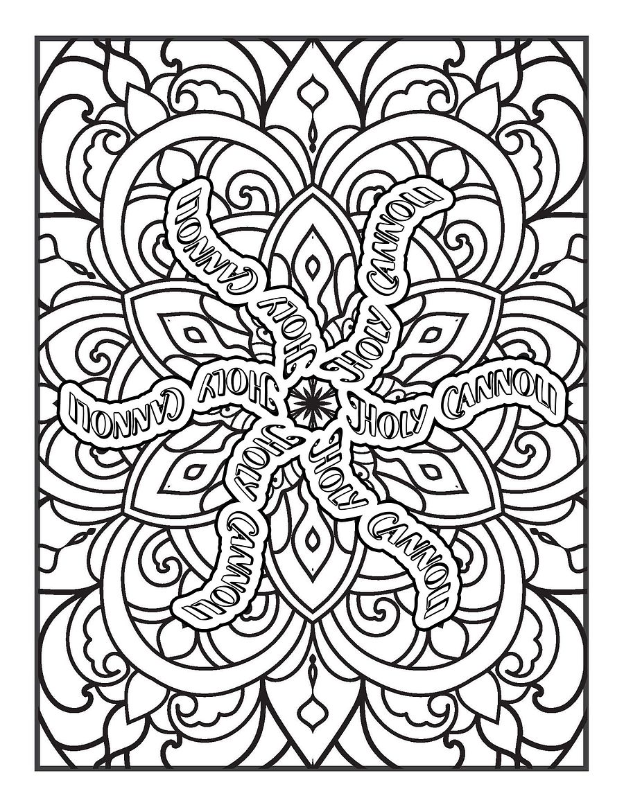 Art & Expletives, The Clean Cuss Version-Almost Swear Word Coloring Book for Adults | Printable | Alternative Cuss Words and Swears product image (3)