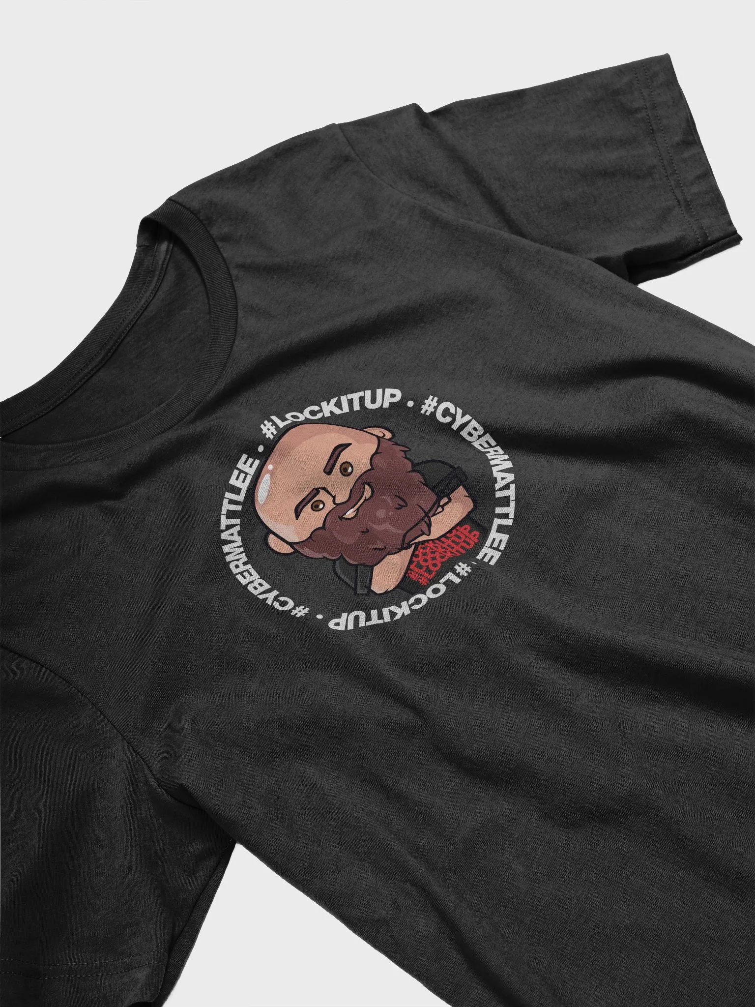 Matt Lee #LOCKITUP B&W - Supersoft Ringspun Tee product image (3)