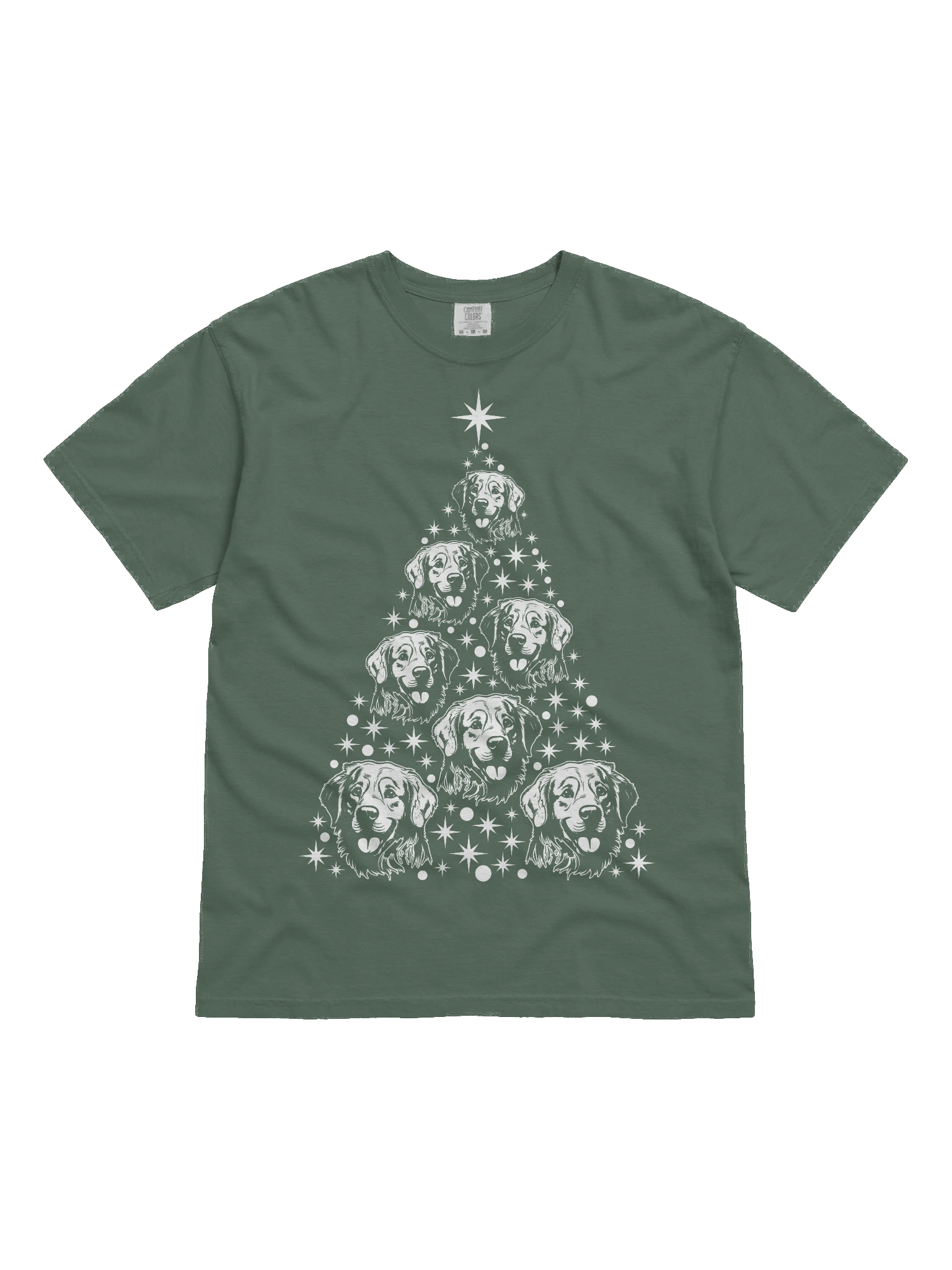 Golden Retriever Christmas Tree T-Shirt product image (2)