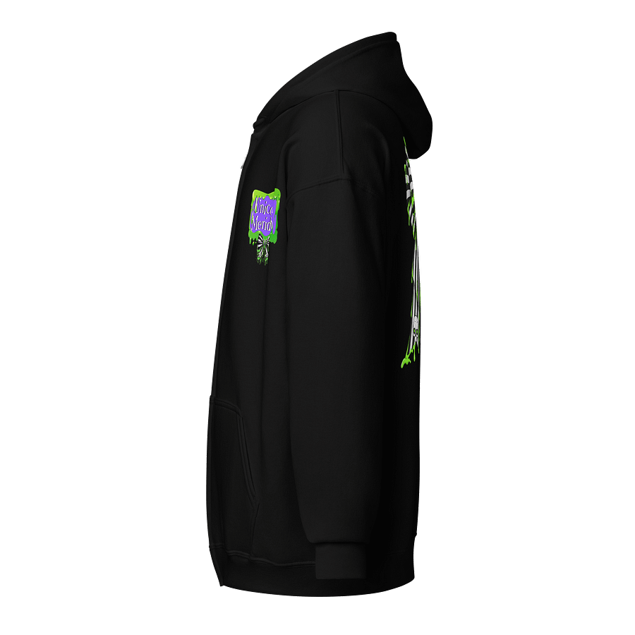 [UM Designs] Coquette Bow with Slime - Unisex Graphic Zip Hoodie product image (3)