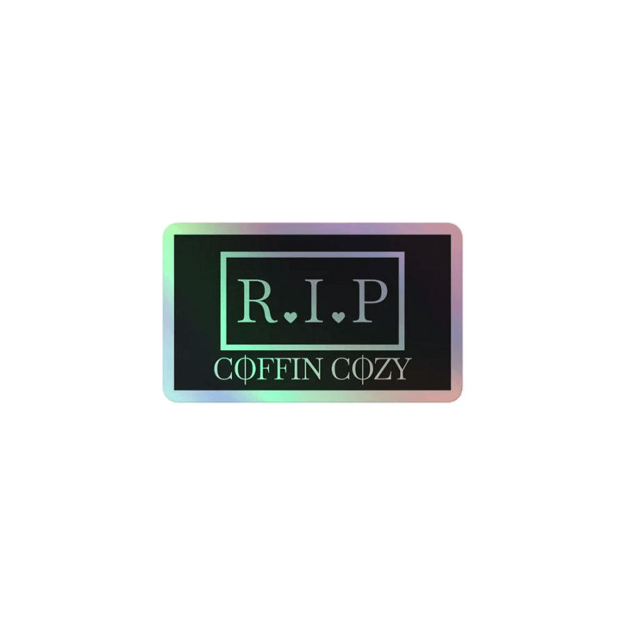 Rest in Peace Banner Holographic Sticker product image (2)