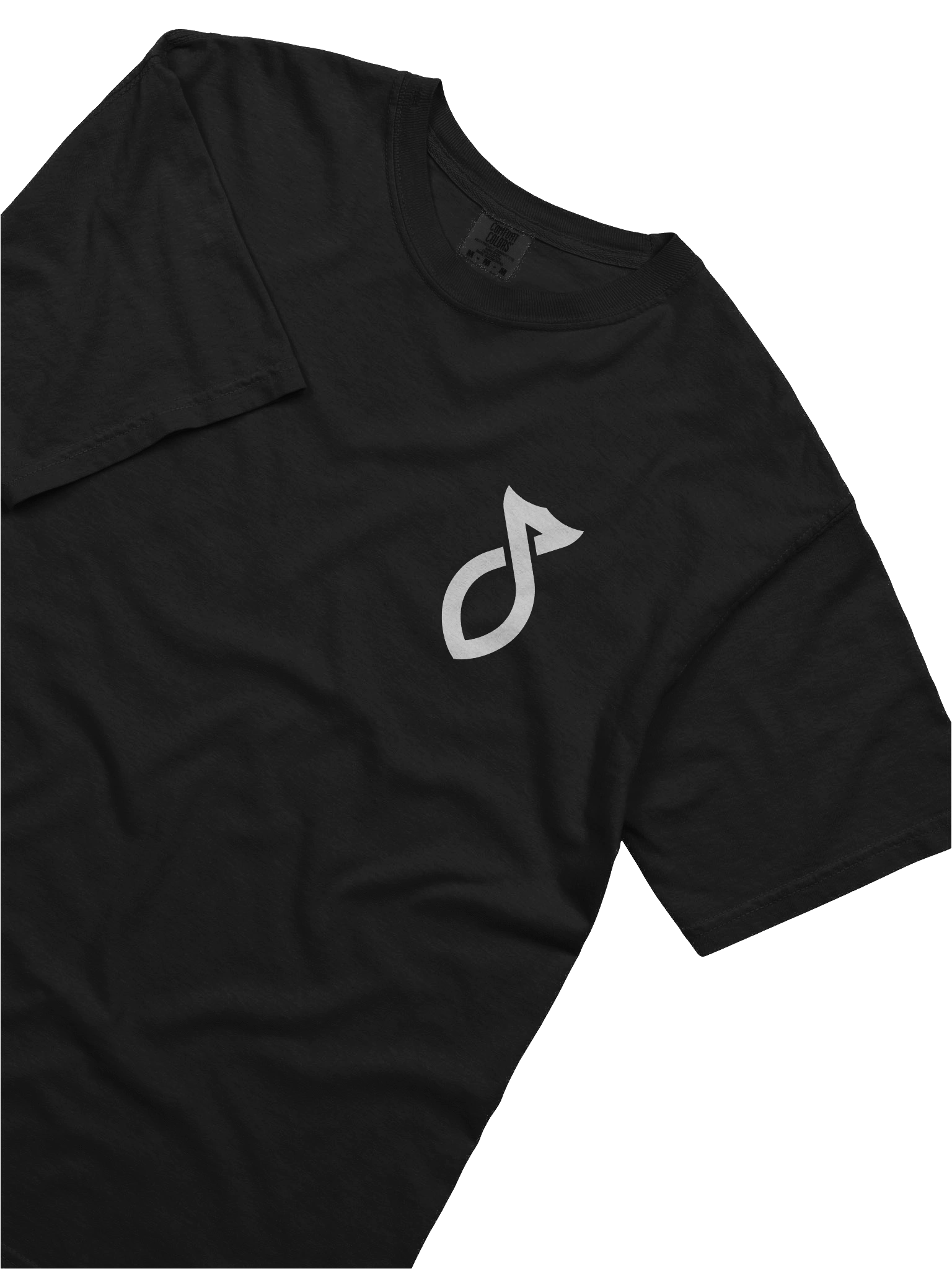 White on Black T-Shirt product image (5)