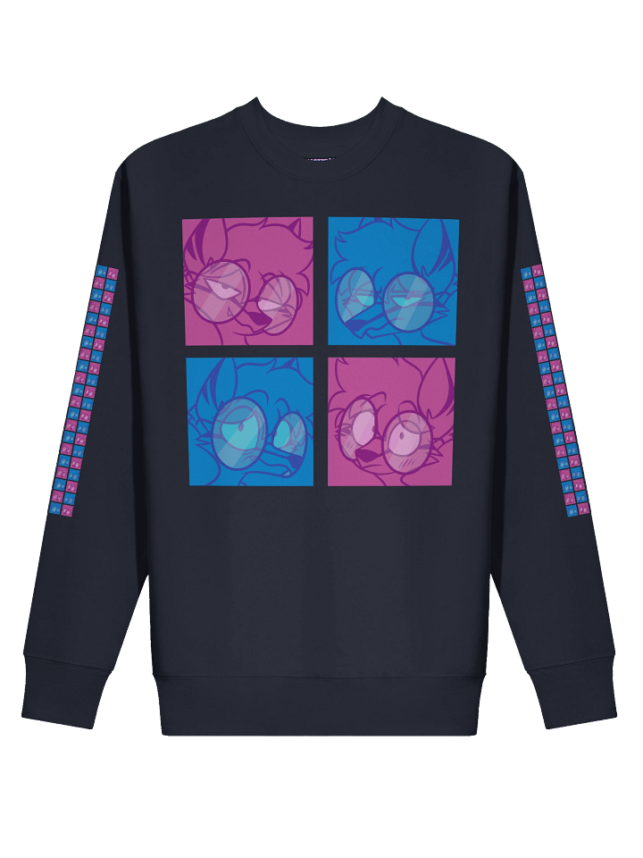 4 Moods Wolf Sweater 🐺💙💜 product image (44)