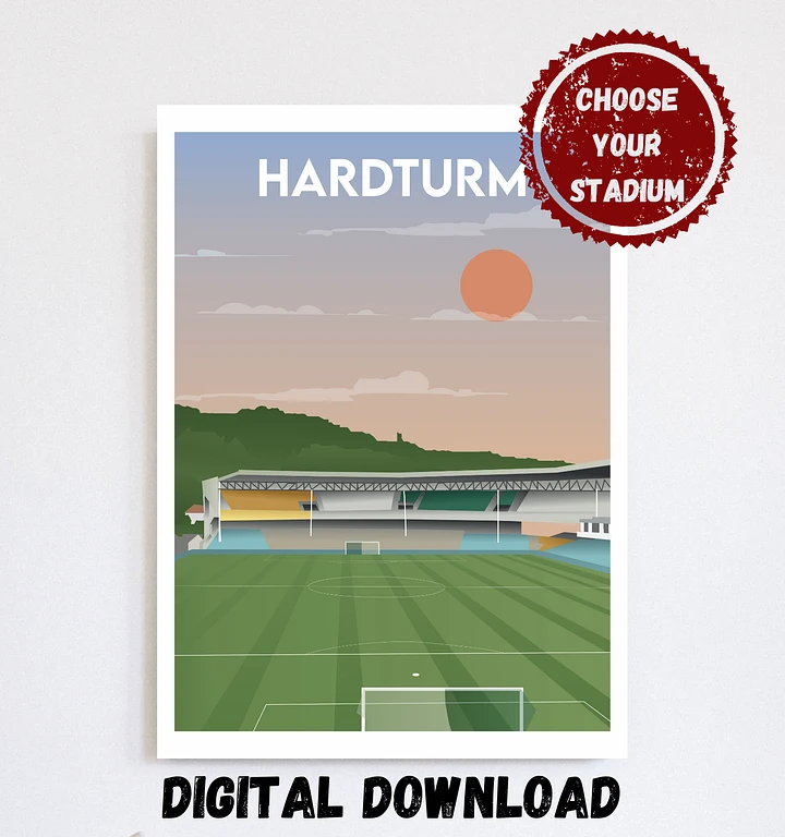 Hardturm Stadium Design Digital Download product image (1)