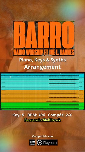 🚨SOUND ON🚨
🎹 Piano, Keys & Synths Arrangement & Programming de la canción 