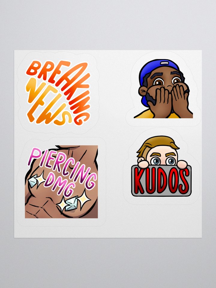 Crit Hit Emotes Stickers product image (2)
