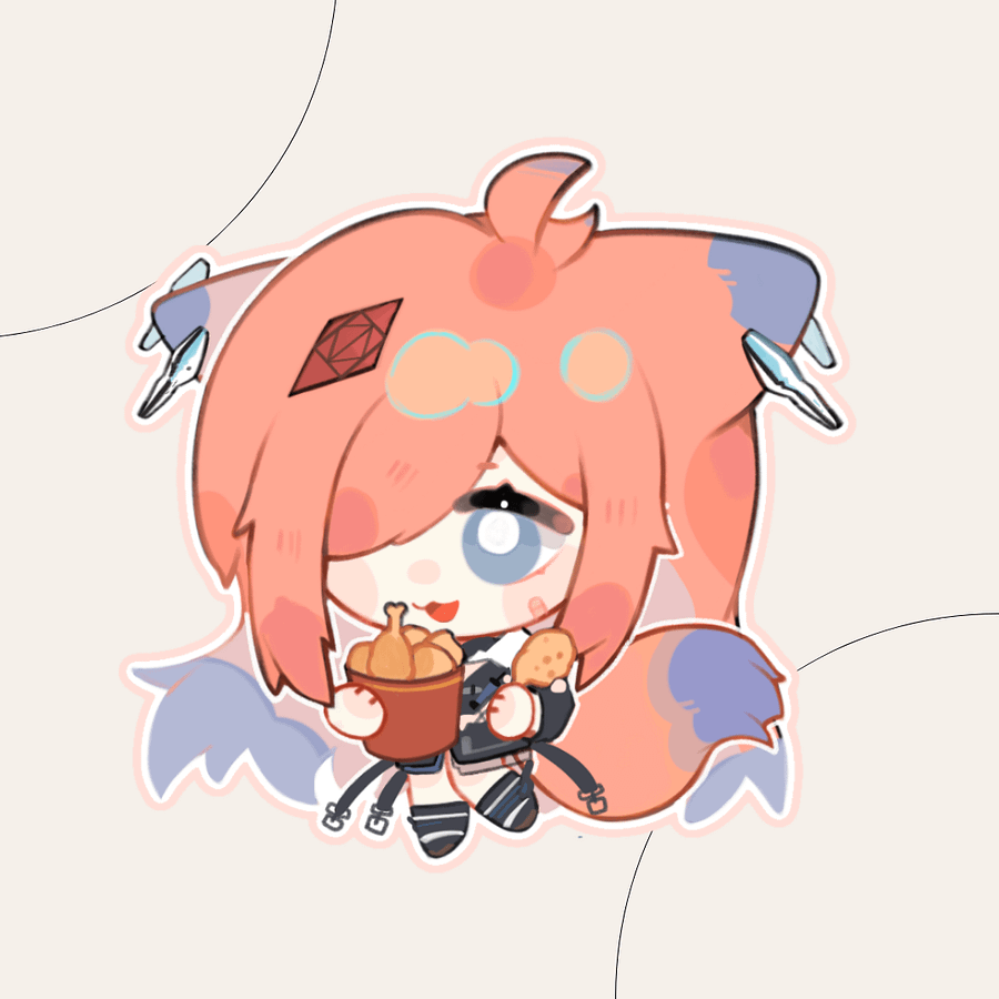 [FROSTY] 7 Frost/Cyber Fox Sticker product image (4)