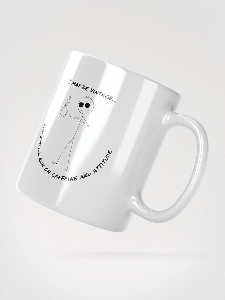 Vintage Fuel: Caffeine & Attitude Mug product image (4)