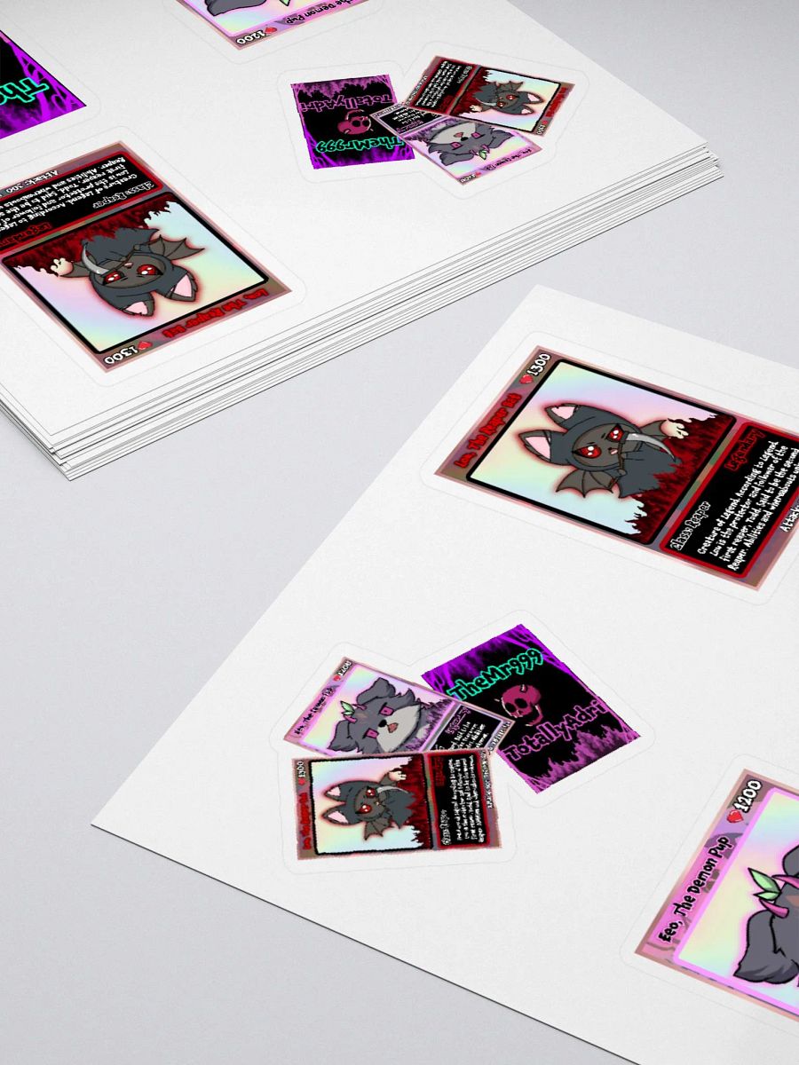 Creatures of Legend, Hell Cardz Collection Large 4-Pack Stickers product image (4)