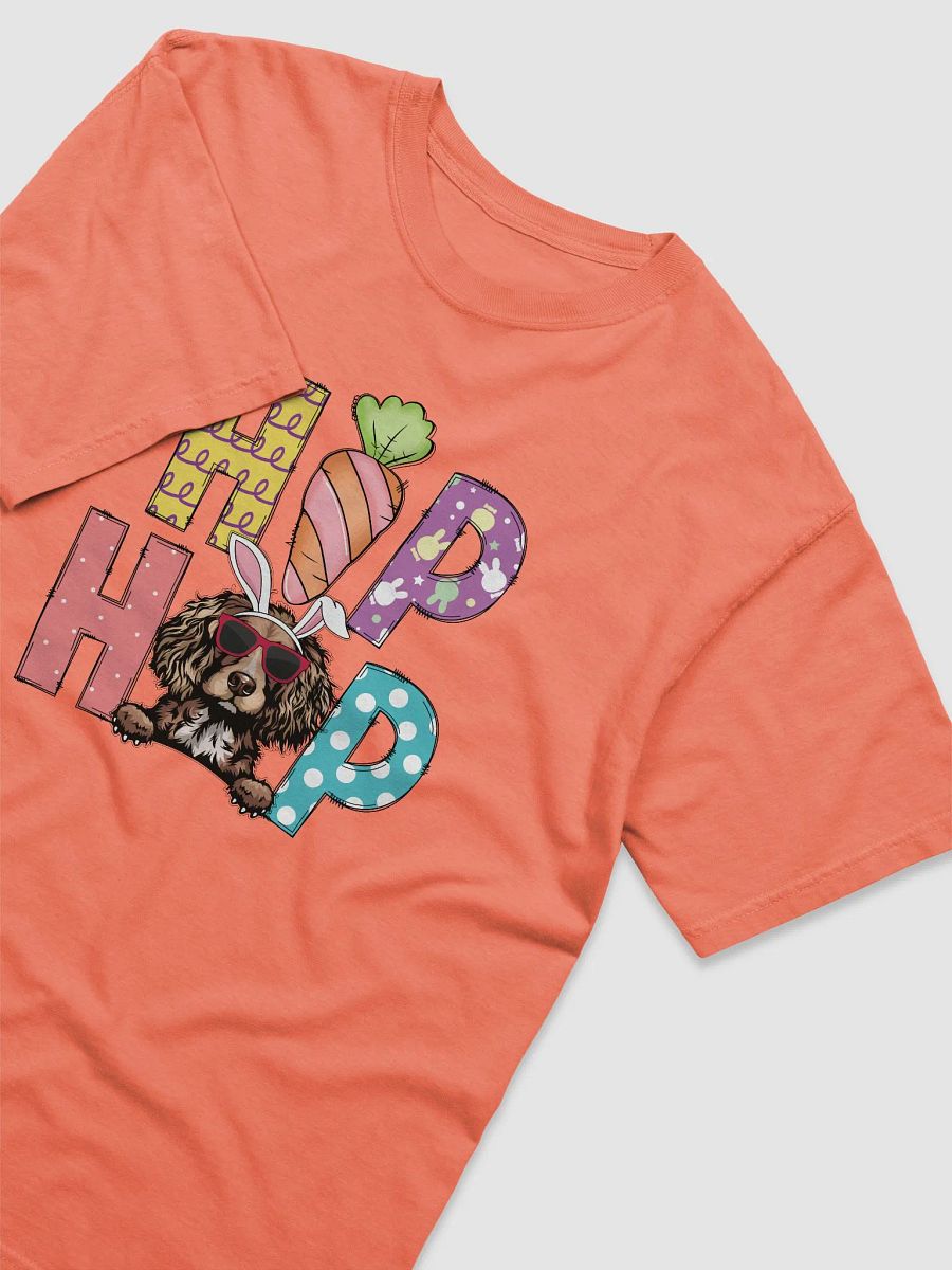 Hip Hop Easter Boykin Spaniel T-Shirt | Cute Easter Day Boykin Wearing Bunny Ears and Sunglasses T-Shirt product image (3)