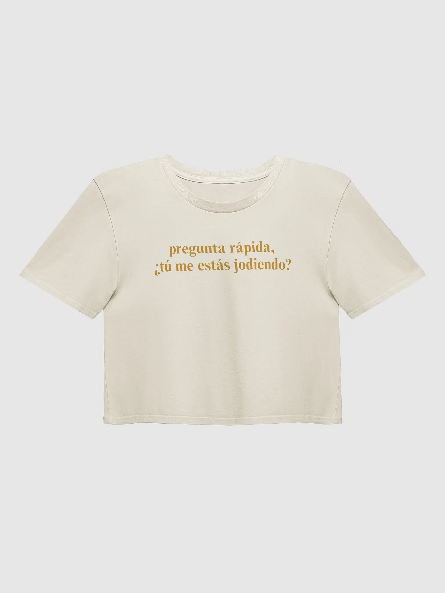 ¿Tú me estás jodiendo? Crop Top product image (1)