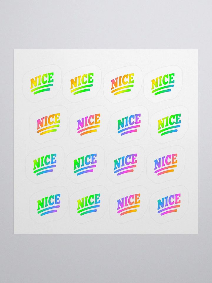 "NICE" Sticker sheet product image (1)