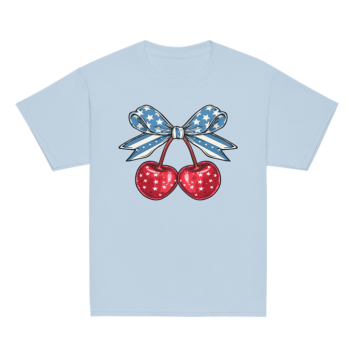 Cherry Bow Youth Tee product image (9)
