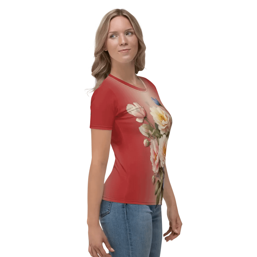 Floral Themed All Over Print T-shirt product image (5)
