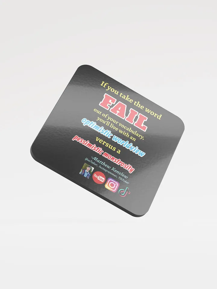 Glossed Cork Coaster [Quote 5] product image (2)