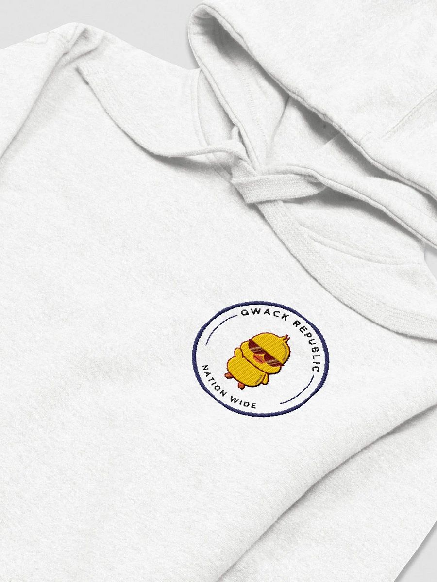 Simple Qwack hoodie(White) product image (3)