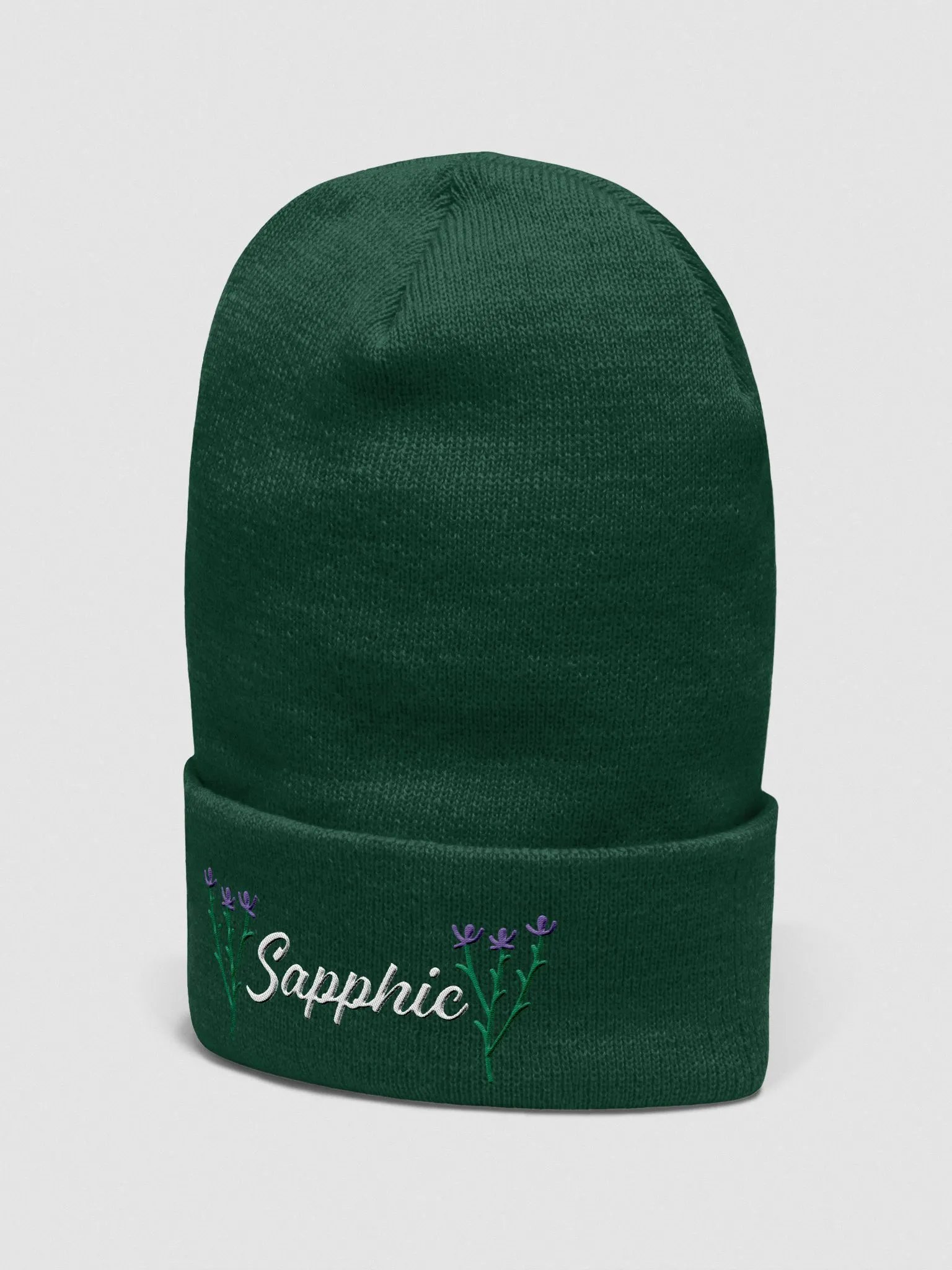 Sapphic embroidered beanie product image (40)