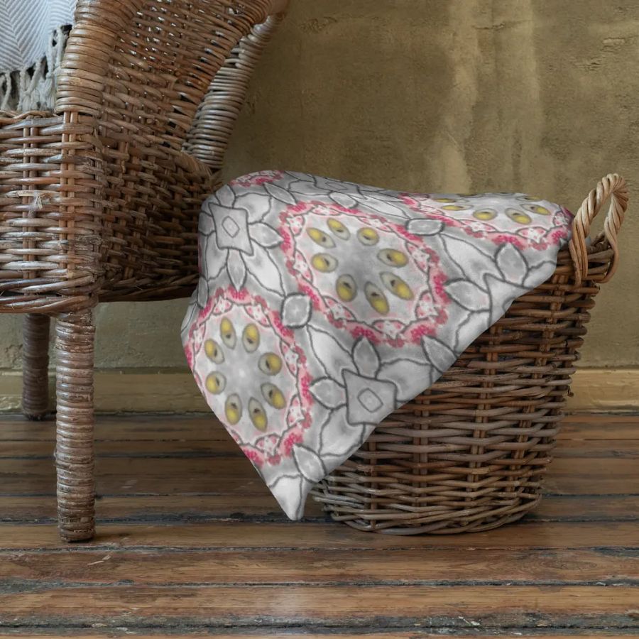 Serene Bird and Blossom Pattern Blanket product image (22)