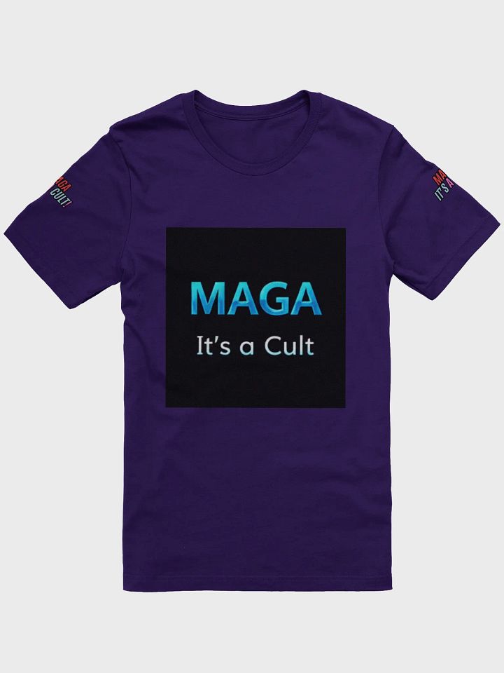 Anti MAGA Logo Blue/Black High Quality T-shirts - Unisex Favorite product image (1)