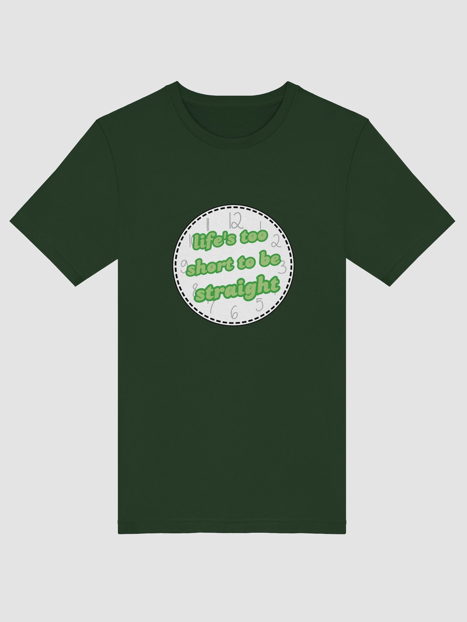 life's too short to be straight aromantic t-shirt product image (5)