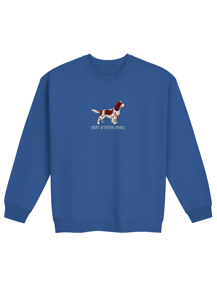 Short Attention Spaniel Sweatshirt (Embroidered) of an English Springer Spaniel(Liver Tricolor) product image (9)