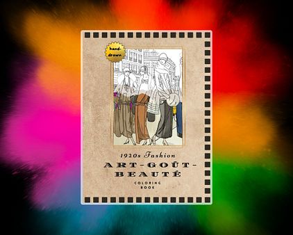 Just Released! 1920s Fashion Coloring Book