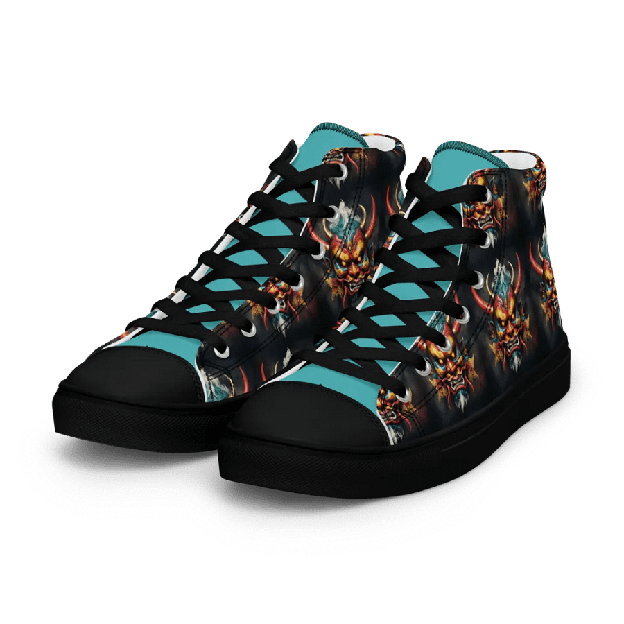 Oni Fierce Faces High Top Canvas Shoes product image (7)