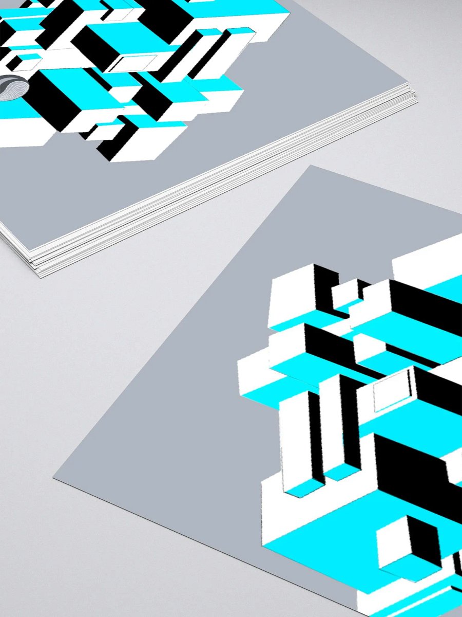 TealCluster Sticker product image (4)