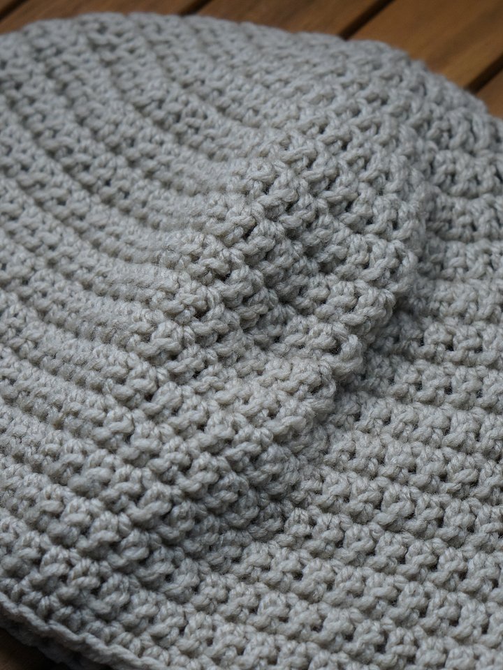 Double crochet beanie crochet pdf pattern product image (1)