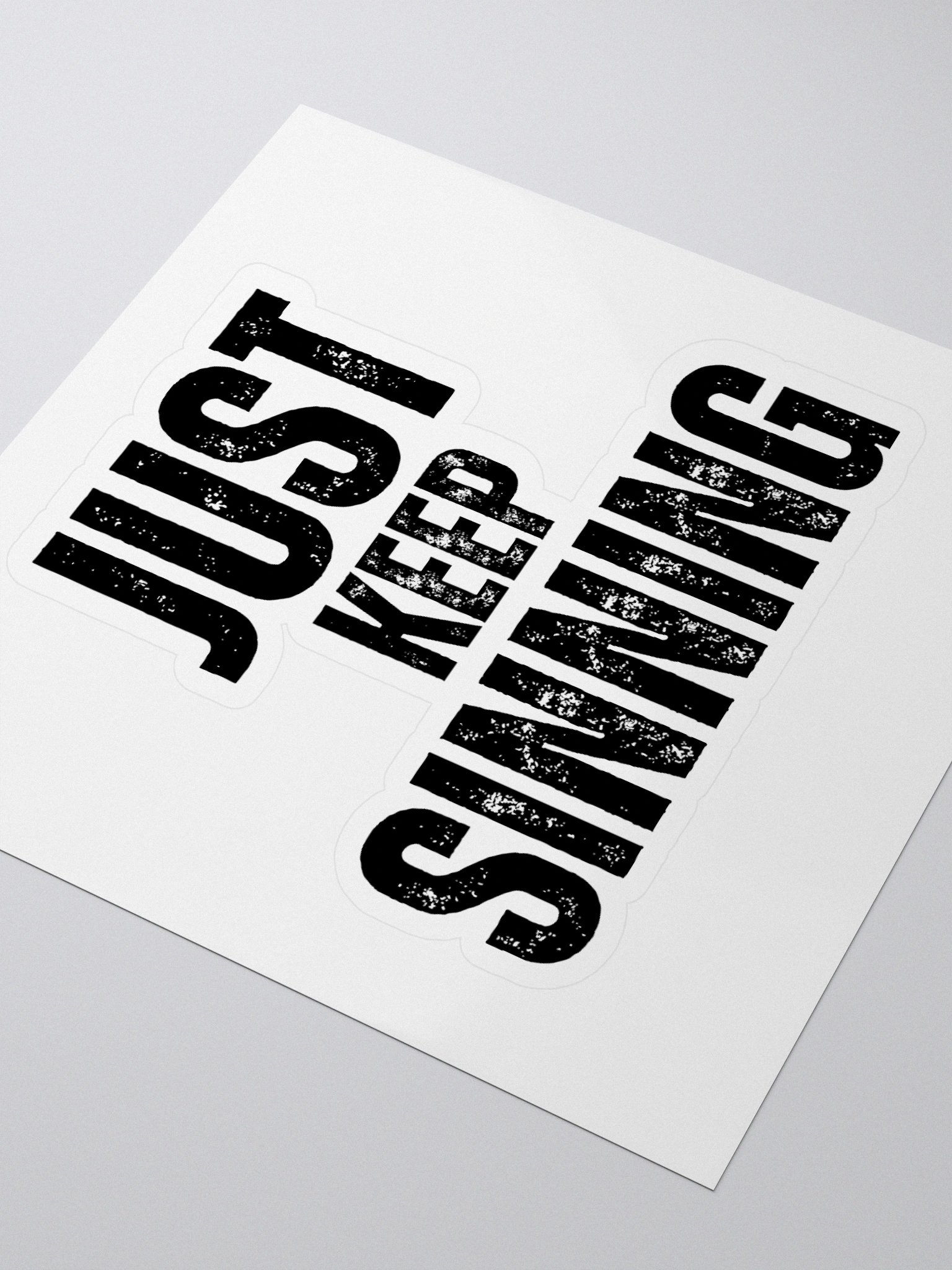 Just Keep Sinning Sticker product image (3)