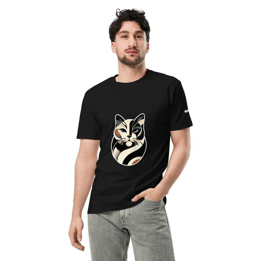 Stylish Cat Art Unisex T-Shirt – Bold & Unique Design product image (3)