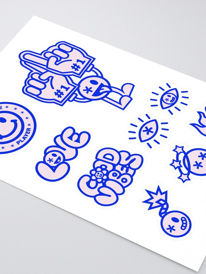 PEACE, LOVE & PAIN STICKER PACK product image (2)