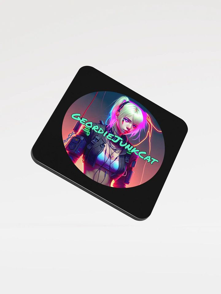NEON FOUR Drink Coaster (3.74″x 3.74″, US and EU Shipping) product image (1)