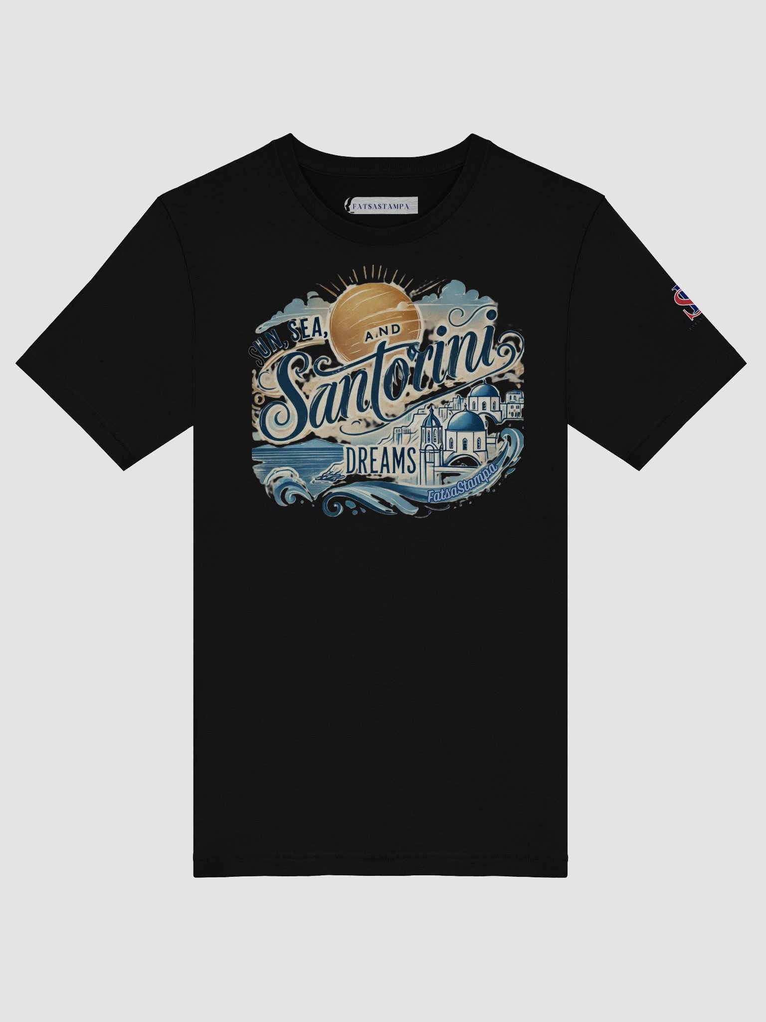 Santorini Dreams Graphic Tee product image (6)