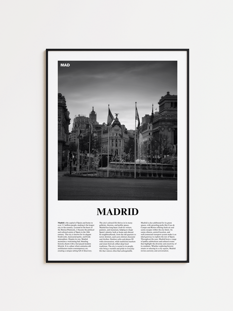 Madrid 03 Newspaper Poster product image (1)
