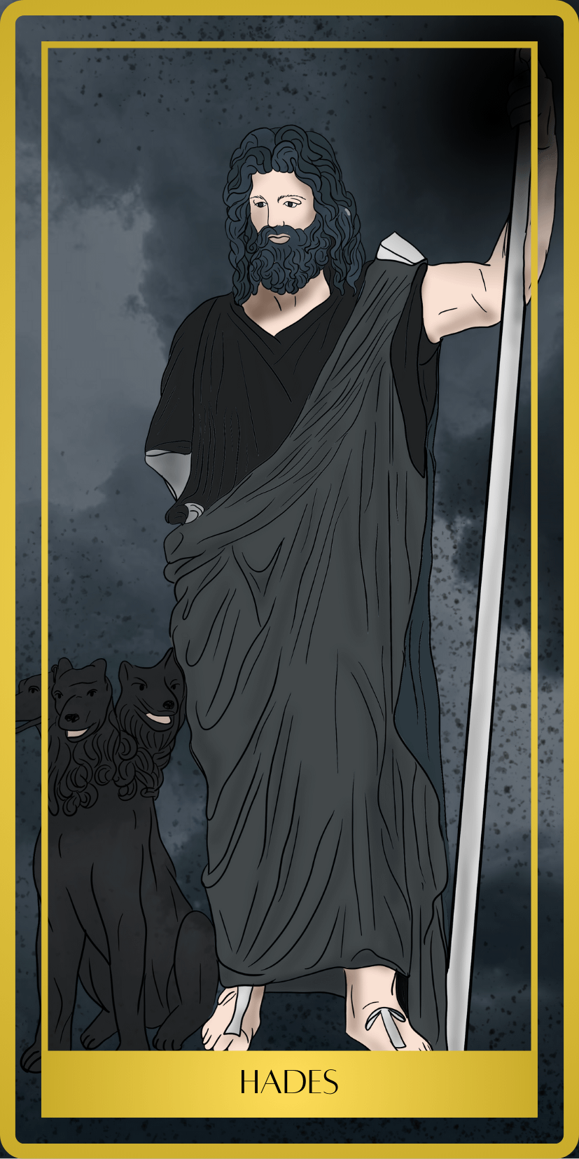 Printable Tarot Deck Ethereal Glow Greek Gods product image (5)