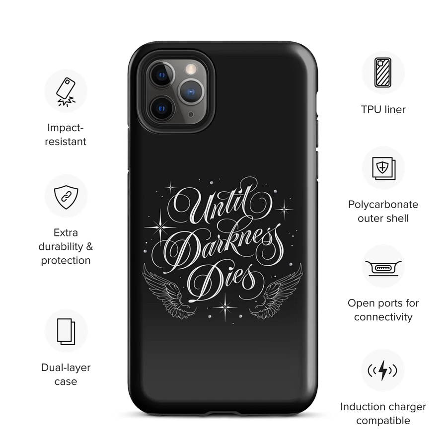 Until Darkness Dies (wings design) iPhone Case product image (2)