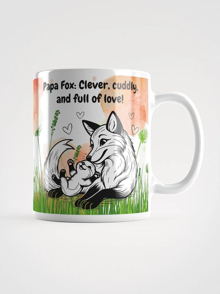 Papa Fox Mug - Cute Father’s Day Gift, Coffee Cup for Dad, Fox Dad Mug, Gift from Kids product image (1)