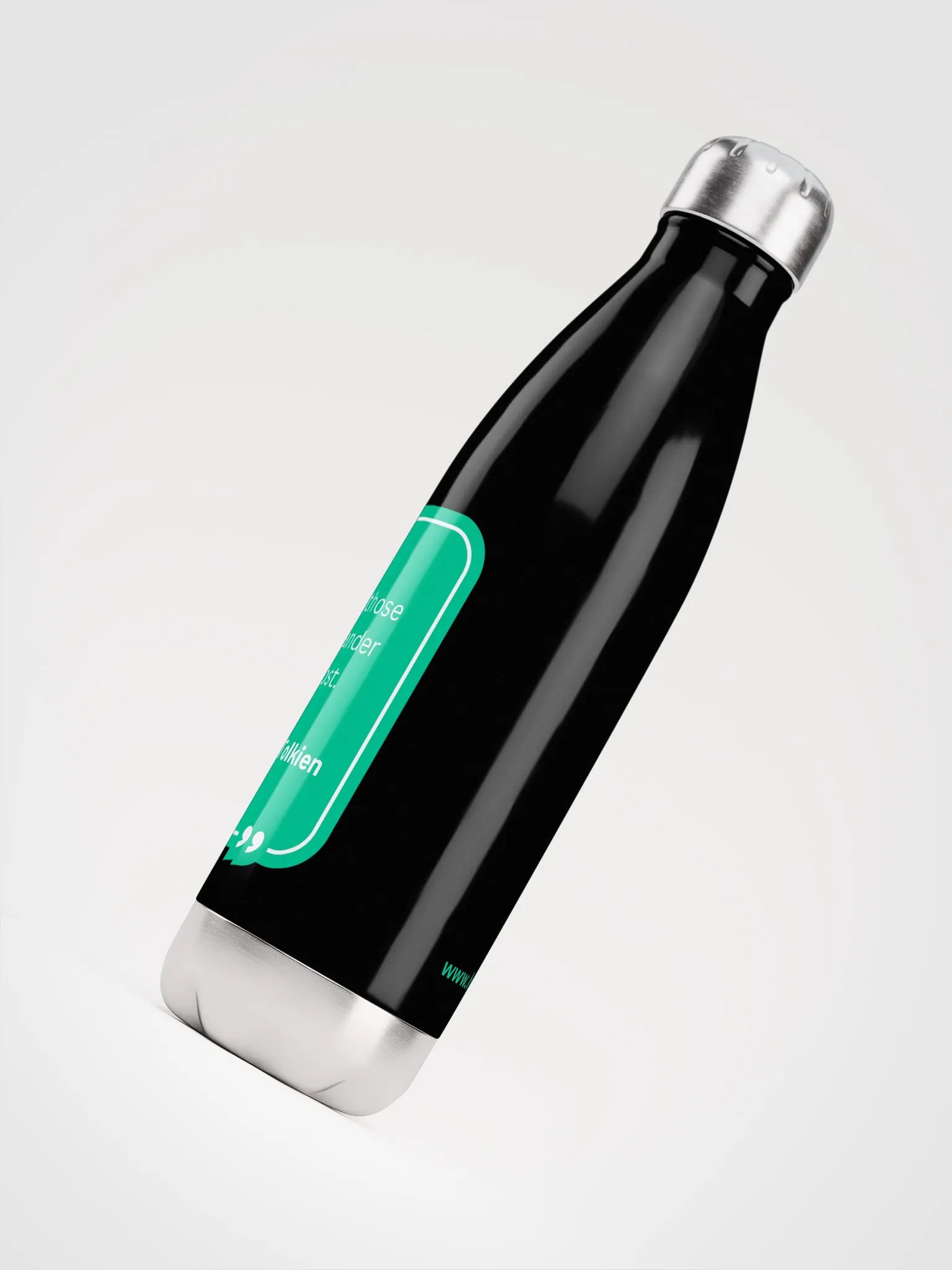 Stainless Steel Bottle with J.R.R. Tolkien Travel Quote product image (4)