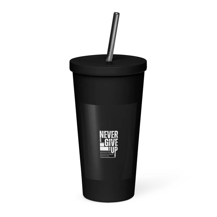 Never Give Up" Motivational Water Bottle product image (1)