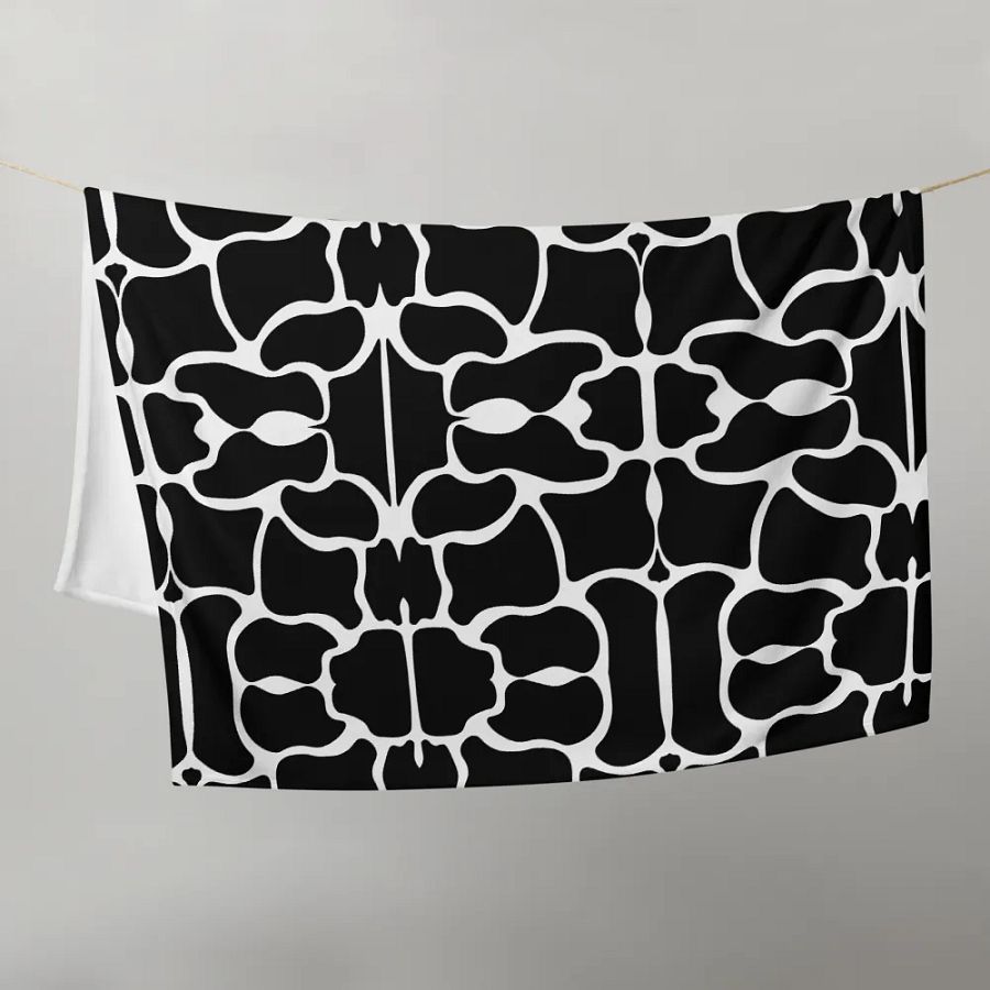 Monochrome Throw Blanket product image (12)
