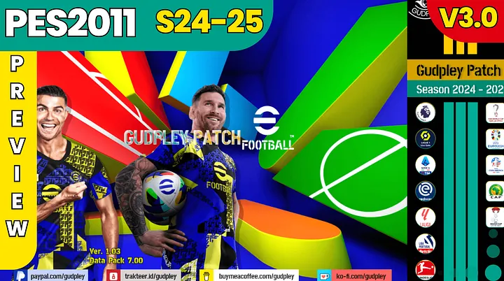 PES 2011 - Gudpley Patch Season 2025 V.3 product image (1)