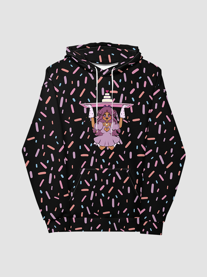 Black Forest Sprinkles Hoodie Unisex Sizing product image (2)