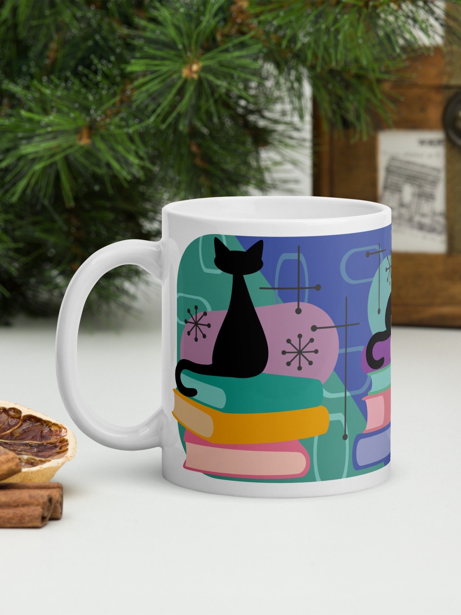 Books and Cats 11 oz Mug product image (3)