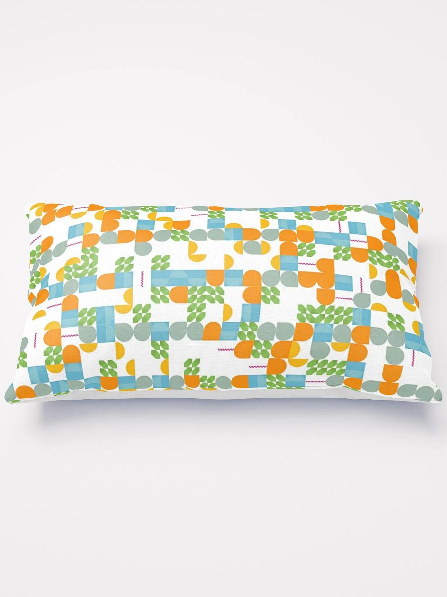 Mid-century Modern Geometric Pattern Throw Pillow product image (3)