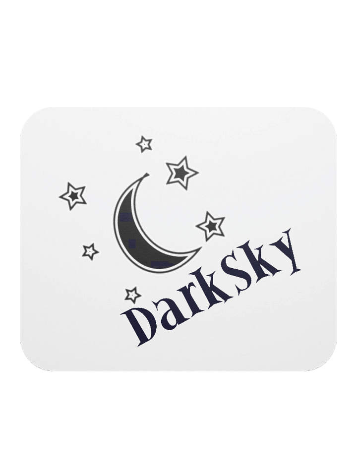 DarkSky Logo Mouse Pad (Black) product image (2)