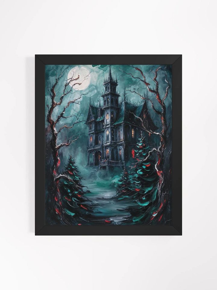 Ominous Gothic Manor Framed Poster product image (2)